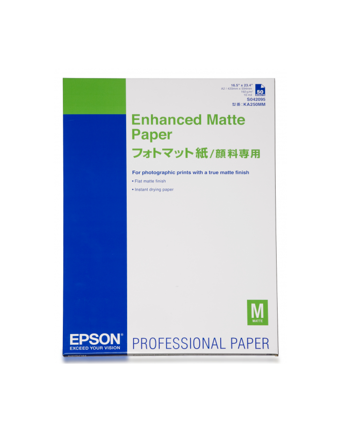 Papier Epson A2 Enhanced matte (25 ark.) główny