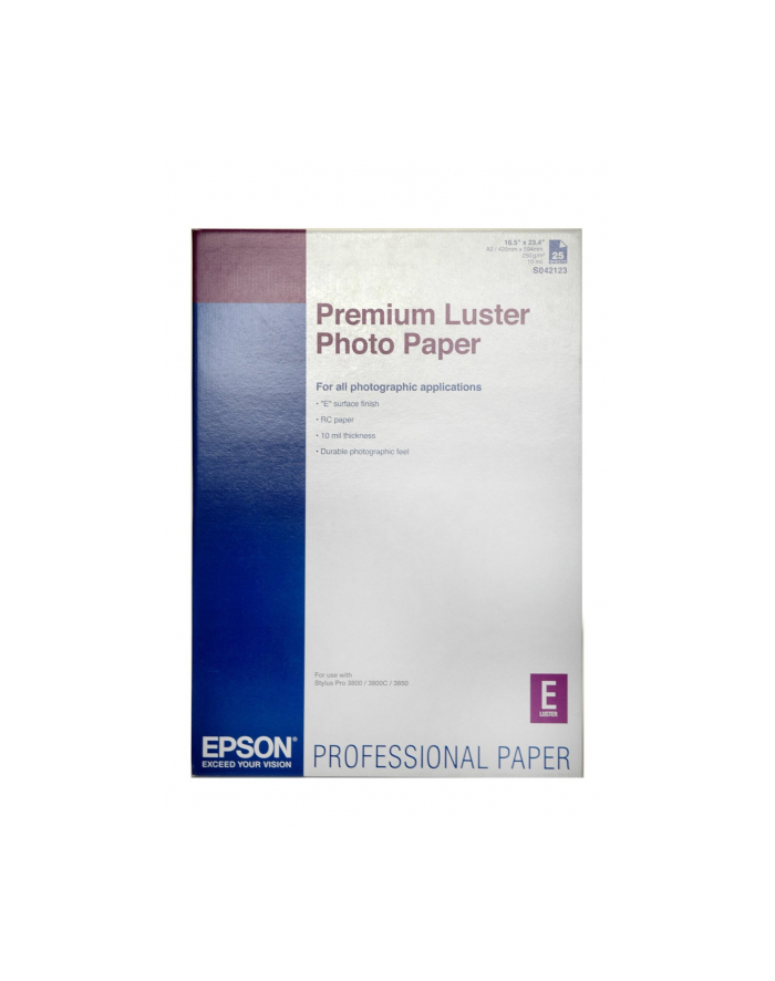 Papier Epson A2 Premium Luster Photo (25 ark.), 235g/m2 główny