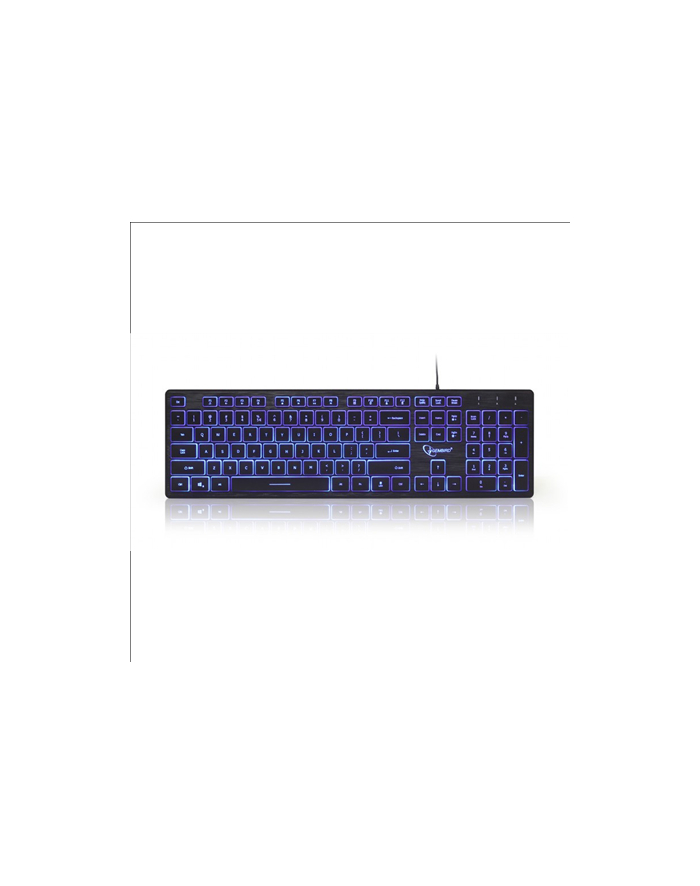 Klawiatura GEMBIRD KB-UML3-01 (membranowa; USB 2.0; (US); kolor czarny) główny