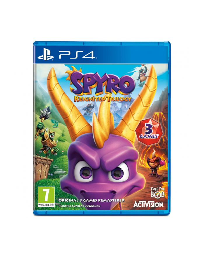 activision Gra Spyro Reignited Trilogy (wersja BOX; Blu-ray; PL - kinowa; od 7 lat) główny