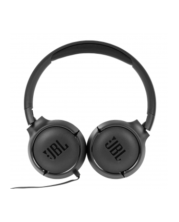 Słuchawki JBL TUNE500 JBLT500BLK (nauszne; z wbudowanym mikrofonem; kolor czarny)
