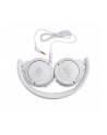 Słuchawki JBL TUNE500 JBLT500WHT (nauszne; z wbudowanym mikrofonem; kolor biały) - nr 1