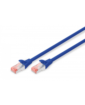 Kable sieciowe DIGITUS DK-1644-010/B (RJ45 - RJ45; 1m; S/FTP; kat. 6; kolor niebieski) nr 1