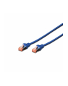 Kable sieciowe DIGITUS DK-1644-010/B (RJ45 - RJ45; 1m; S/FTP; kat. 6; kolor niebieski) - nr 2