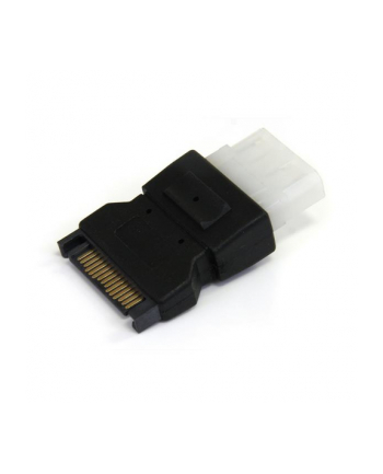 Adapter StarTech LP4SATAFM (SATA 15-pin M - Molex 4-pin F; kolor czarny)