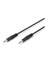 Kabel DIGITUS  AK-510100-025-S (Mini Jack M - Mini Jack M; 2 5m; kolor czarny) - nr 1