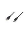 Kabel DIGITUS  AK-300102-010-S (USB 2.0 typu A M - USB typ B M; 1m; kolor czarny) - nr 1