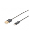 Kabel Ednet 31070 (USB M - Lightning M; 1m; kolor czarny) - nr 1