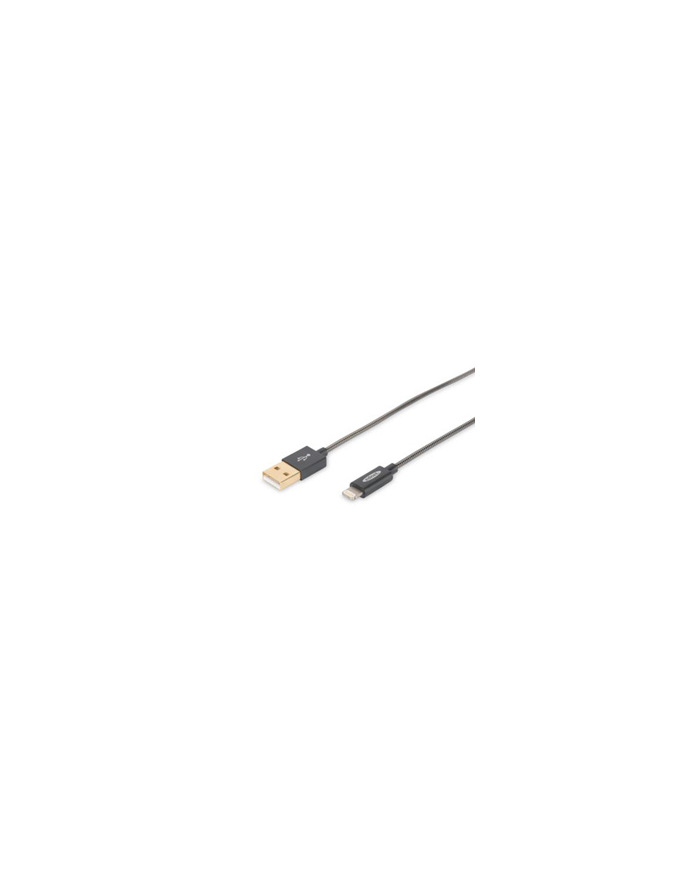 Kabel Ednet 31070 (USB M - Lightning M; 1m; kolor czarny) główny