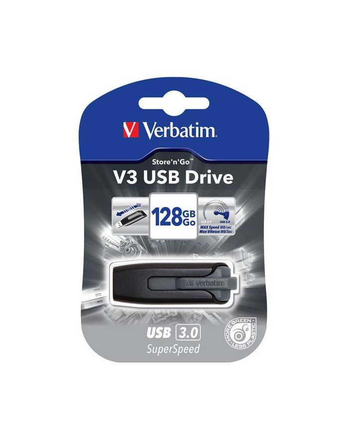 Pendrive Verbatim Store n Go V3 49189 (128GB; USB 3.0; kolor czarny) główny