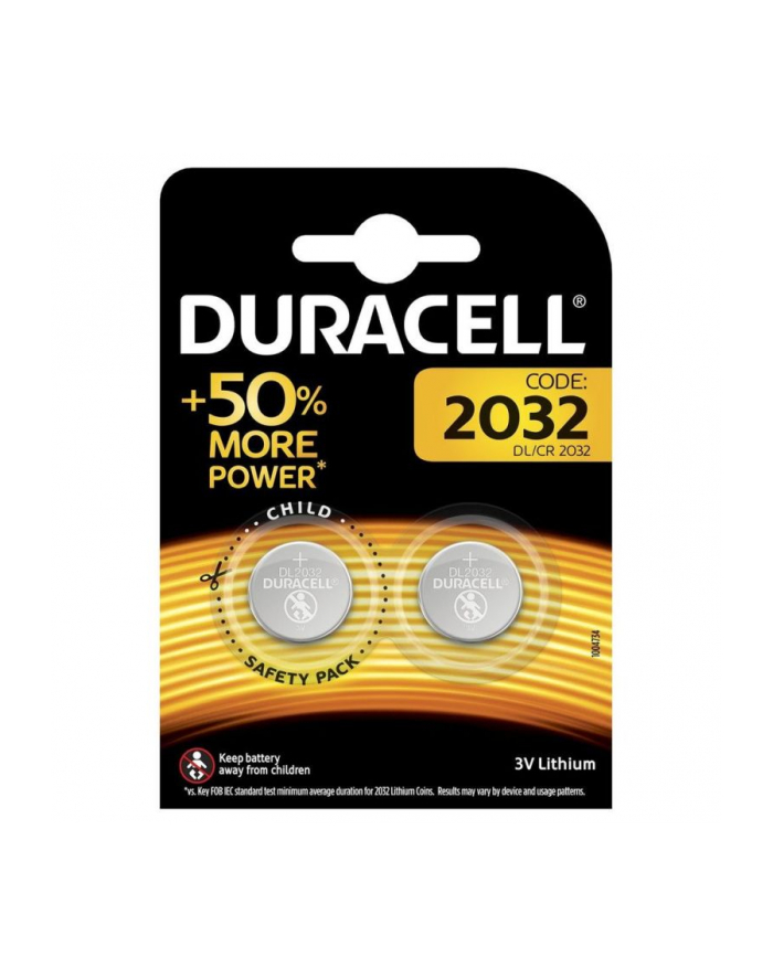 Baterie litowe Duracell DL 2032 (x 2) główny