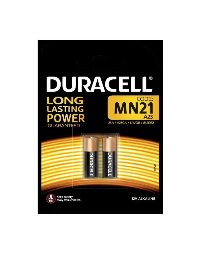 Baterie alkaliczne Duracell MN 21 (x 2) główny