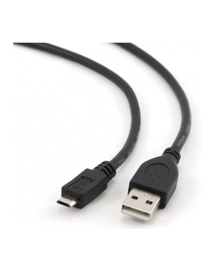 Kabel GEMBIRD CCP-mUSB2-AMBM-0.1M (USB 2.0 typu A M - Micro USB typu B M; 0 10m; kolor czarny) główny