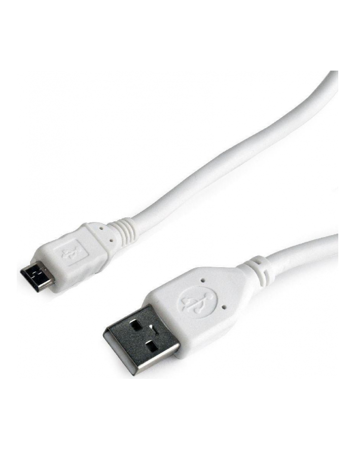 Kabel GEMBIRD CCP-mUSB2-AMBM-W-10 (USB 2.0 typu A M - Micro USB typu B M; 3m; kolor biały) główny