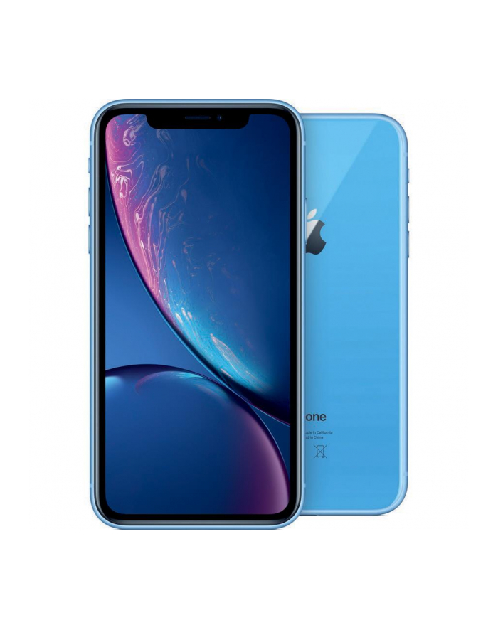 Smartfon Apple iPhone XR 128GB Blue (6 1 ; 1792x768; 128GB; 3GB; DualSIM; kolor niebieski ) główny