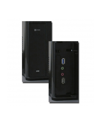 Obudowa LC-POWER LC-1400mi (Micro ATX  Mini ITX; kolor czarny)