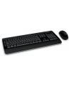 Zestaw klawiatura   mysz Microsoft Desktop 3050 PP3-00008 (membranowa; USB 2.0; (UKŁAD NIEMIECKI !); kolor czarny; BlueTrack; 1000 DPI) - nr 13