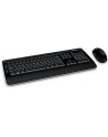 Zestaw klawiatura   mysz Microsoft Desktop 3050 PP3-00008 (membranowa; USB 2.0; (UKŁAD NIEMIECKI !); kolor czarny; BlueTrack; 1000 DPI) - nr 31