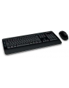 Zestaw klawiatura   mysz Microsoft Desktop 3050 PP3-00008 (membranowa; USB 2.0; (UKŁAD NIEMIECKI !); kolor czarny; BlueTrack; 1000 DPI) - nr 6