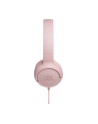 Słuchawki JBL Tune 500 JBLT500PIK (nauszne; z wbudowanym mikrofonem; kolor pudrowy róż) - nr 2
