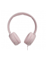Słuchawki JBL Tune 500 JBLT500PIK (nauszne; z wbudowanym mikrofonem; kolor pudrowy róż) - nr 7