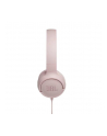 Słuchawki JBL Tune 500 JBLT500PIK (nauszne; z wbudowanym mikrofonem; kolor pudrowy róż) - nr 9