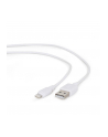 Kabel GEMBIRD CC-USB2-AMLM-W-1M (USB 2.0 typu A M - Apple 8-Pin M; 1m; kolor biały) - nr 1