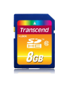 Pamięć SECURE DIGITAL TRANSCEND SDHC10 Card 8GB TS8GSDHC10 Class 10 - nr 19