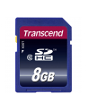 Pamięć SECURE DIGITAL TRANSCEND SDHC10 Card 8GB TS8GSDHC10 Class 10 - nr 44