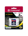 Pamięć SECURE DIGITAL TRANSCEND SDHC10 Card 8GB TS8GSDHC10 Class 10 - nr 50