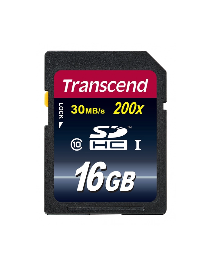Pamięć Secure Digital TRANSCEND SDHC10 Card 16GB TS16GSDHC10 CL 10 główny