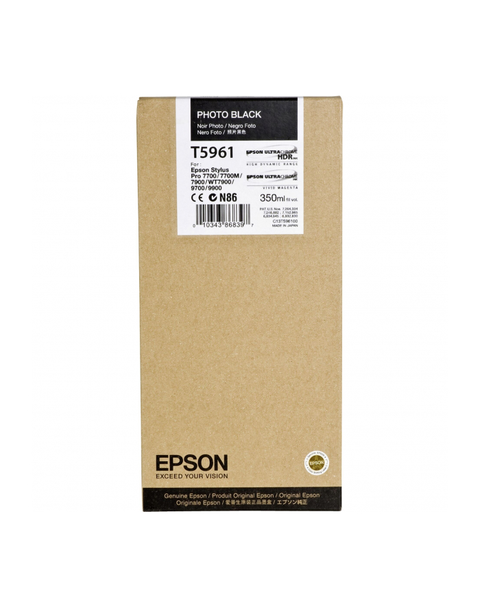 Tusz Epson Czarny Stylus do 7900/9900 - photo (350ml) główny
