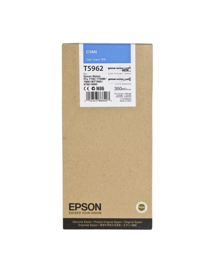 Tusz Epson Stylus do  7900/9900 - cyan (350ml) główny