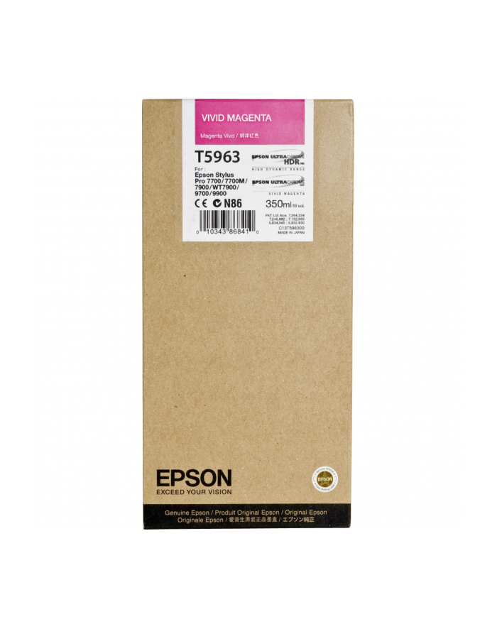 Wkład atramentowy Epson Stylus do  7900/9900 -  vivid magenta (350ml) główny