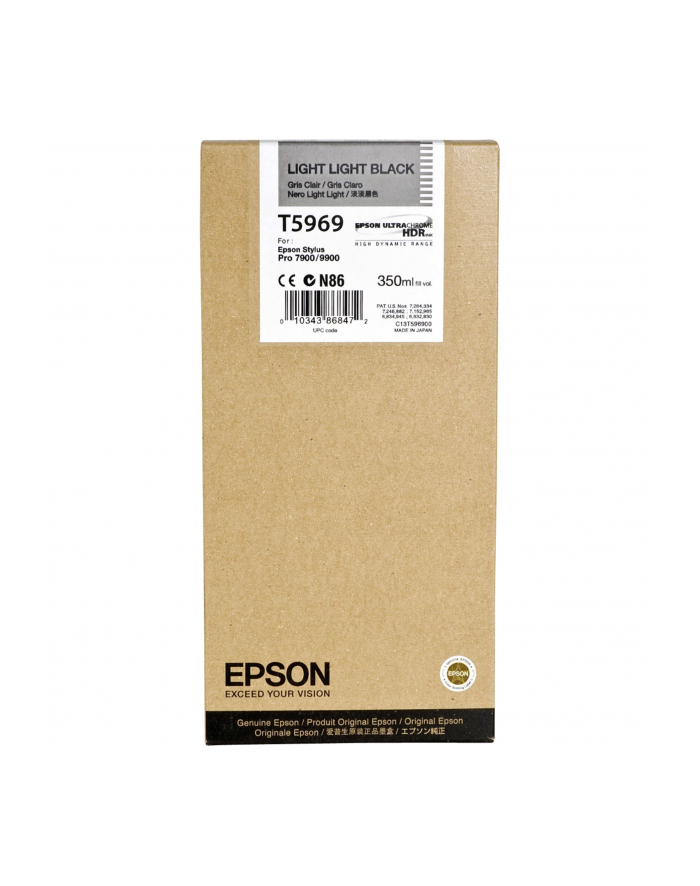 Wkład atramentowy Epson Czarny Stylus do  7900/9900 - light light (350ml) główny