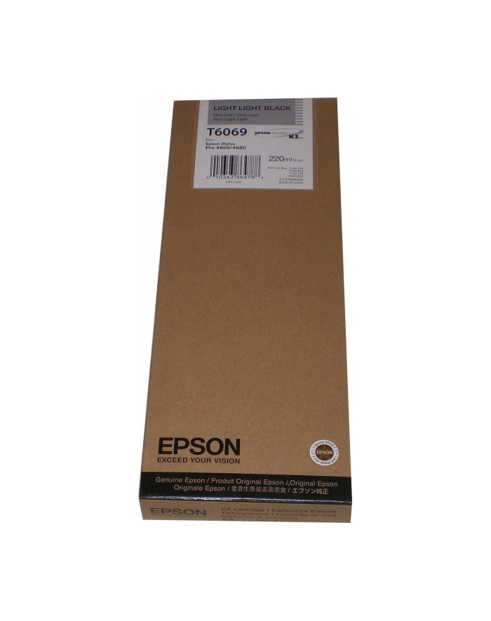 Tusz Epson Czarny Stylus do 4800/4880 - light light (220ml) główny