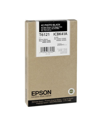 Wkład atramentowy Epson Czarny Stylus do 7400/7450/9400/9450 - photo black (220ml)
