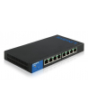 Switch Linksys LGS308MP (8x 10/100/1000Mbps) - nr 1