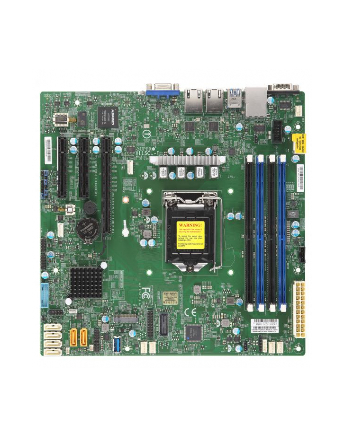 Płyta główna Supermicro MBD-X11SCL-F-B (LGA 1151; 4x DDR4 UDIMM; Micro ATX) główny