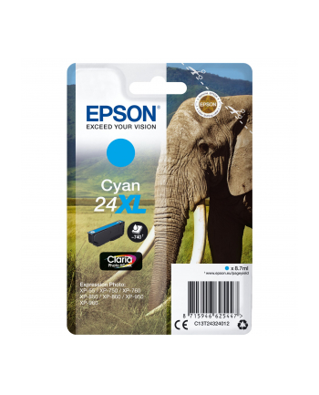 Tusz Epson C13T24324012 (oryginał 24XL; 8 7 ml; niebieski)