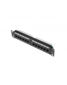 Patch panel Lanberg PPU6-9012-B (1U; 10 ; kat. 6; UTP; 12xRJ-45) - nr 1