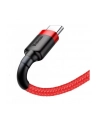 Kabel Baseus Cafule CATKLF-B09 (USB 2.0 - USB typu C ; 1m; kolor czerwony) - nr 13
