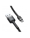 Kabel Baseus CAMKLF-AG1 (USB M - Micro USB M; 0 50m; kolor szary) - nr 7