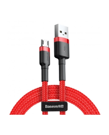 Kabel Baseus cafule CAMKLF-B09 (USB M - Micro USB M; 1m; kolor czerwony)