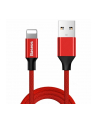 Kabel Baseus Yiven CALYW-A09 (USB 2.0 - Lightning ; 1 8m; kolor czerwony) - nr 4