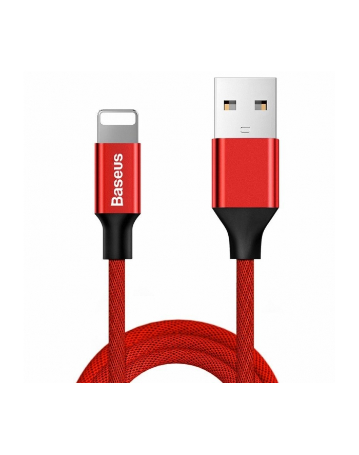 Kabel Baseus Yiven CALYW-A09 (USB 2.0 - Lightning ; 1 8m; kolor czerwony) główny