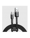 Kabel Baseus CAMKLF-AG1 (USB M - Micro USB M; 0 50m; kolor szary) - nr 2