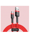 Kabel Baseus cafule CAMKLF-B09 (USB M - Micro USB M; 1m; kolor czerwony) - nr 2