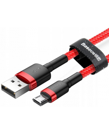 Kabel Baseus cafule CAMKLF-B09 (USB M - Micro USB M; 1m; kolor czerwony)