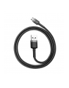 Kabel Baseus cafule CAMKLF-BG1 (USB M - Micro USB M; 1m; Szaro-czarny) - nr 6